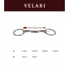 Velari Double Jointed Loose Ring Snaffle Sweet Copper 14 mm