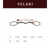 Velari Single Jointed Loose Ring Snaffle Sweet Copper 14 mm