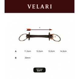 Velari трензель Soft Flex на свободных кольцах Soft 20 мм
