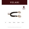 Velari Ball Spurs Stainless Steel with Rubber