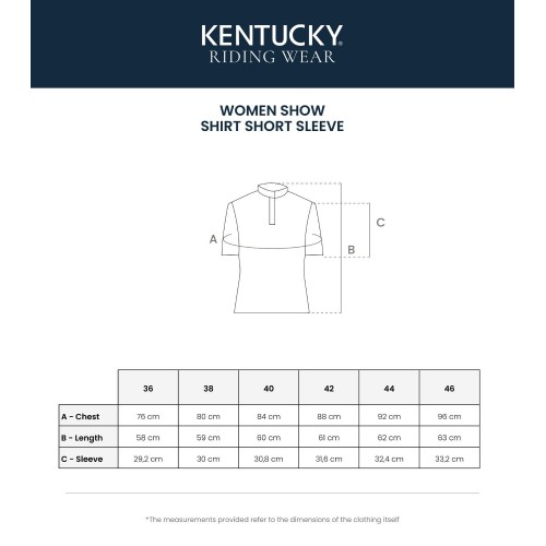 Kentucky Show Shirt Women Classic with Glitter Zipper Short Sleeve