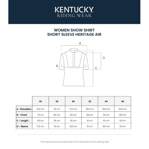 Kentucky  Show Shirt Women Heritage Air Short Sleeve