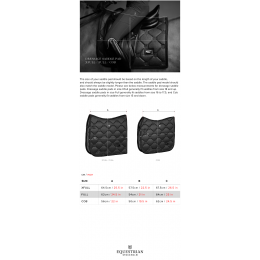 Equestrian Stockholm FW'24 Modern Mocha Modern выездковый вальтрап