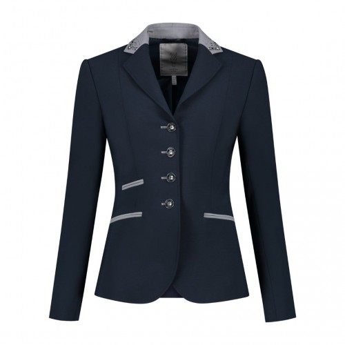 Juul C SS'23 competition jacket Navy gray swarovski
