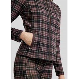 Montar FW25 с полной застёжкой на молнию зимний куртка MOCheri Checked