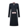 Juul C Tailcoat Navy with Rose details swarovski