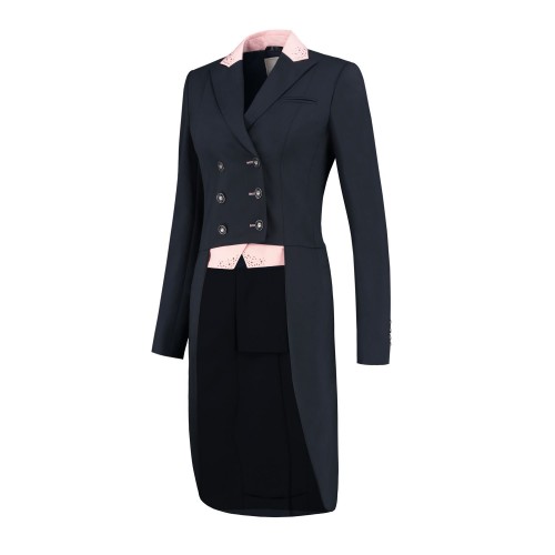 Juul C Tailcoat Navy with Rose details swarovski