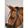 Dyon Round-Stitched Bridle with Wide Noseband of Soft Leather