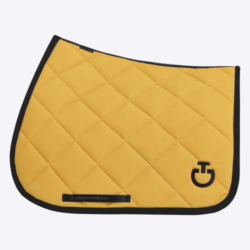 Cavalleria Toscana FW'24 Diamond Quilted Jersey Jumping Saddle Pad
