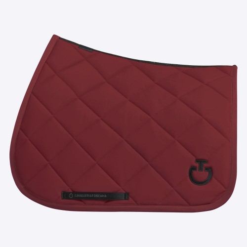 Cavalleria Toscana FW25 Diamond Quilted Jersey Jumping Saddle Pad