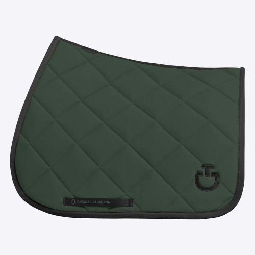 Cavalleria Toscana FW25 Diamond Quilted Jersey Jumping Saddle Pad