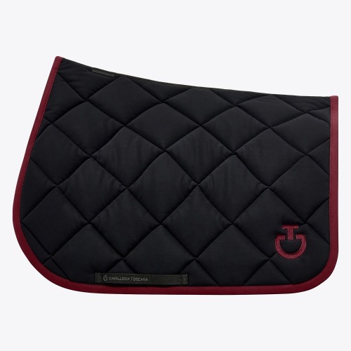 Cavalleria Toscana FW25 Diamond Quilted Jersey Jumping Saddle Pad