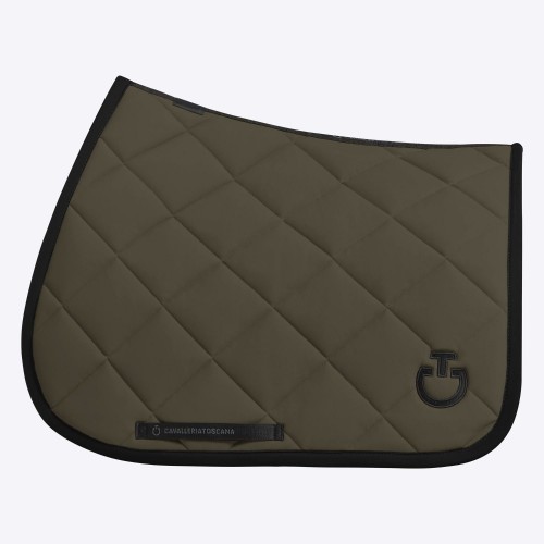 Cavalleria Toscana FW'24 Diamond Quilted Jersey Jumping Saddle Pad