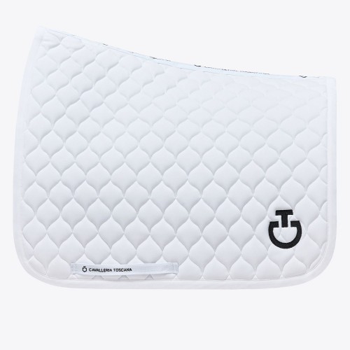 Cavalleria Toscana SS26 Circular Quilted Jersey Dressage Saddle Pad