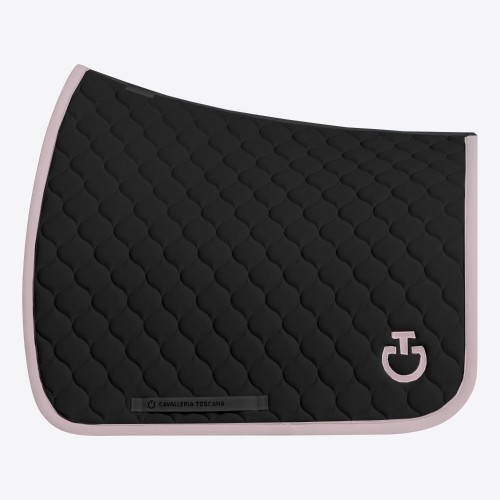 Cavalleria Toscana SS26 Circular Quilted Jersey Dressage Saddle Pad