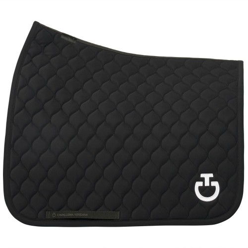 Cavalleria Toscana SS26 Circular Quilted Jersey Dressage Saddle Pad