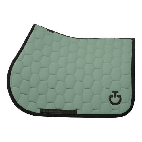 Cavalleria Toscana SS'23 Geometric Quilted Jumping Saddle Pad