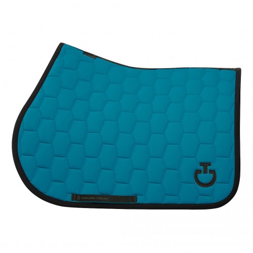 Cavalleria Toscana SS'23 Geometric Quilted Jumping Saddle Pad