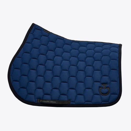 Cavalleria Toscana SS'23 Geometric Quilted Jumping Saddle Pad