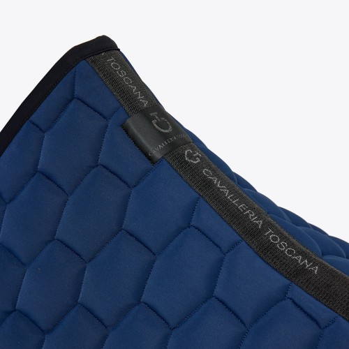 Cavalleria Toscana SS'23 Geometric Quilted Jumping Saddle Pad
