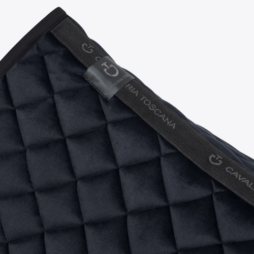 Cavalleria Toscana FW'23 CT Velvet Jumping Saddle Pad