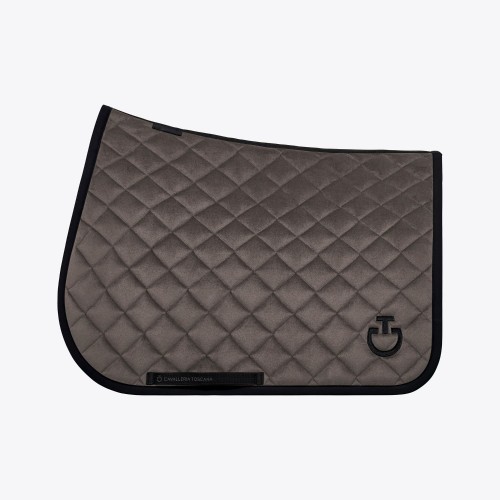 Cavalleria Toscana FW'23 CT Velvet Jumping Saddle Pad