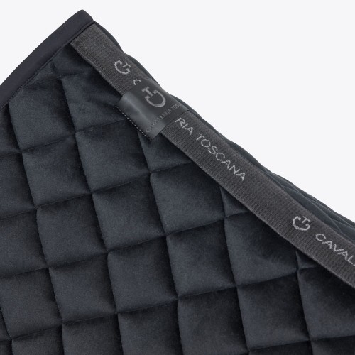 Cavalleria Toscana FW'23 CT Velvet Jumping Saddle Pad