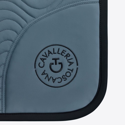 Cavalleria Toscana SS'24 CT Double Orbit Wave Quilted Dressage Saddle Pad