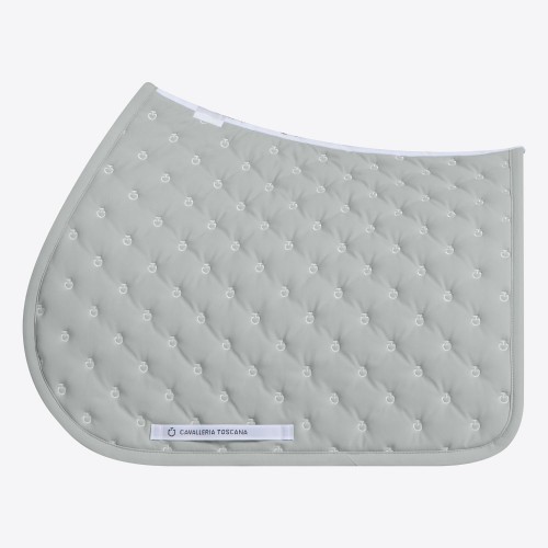 Cavalleria Toscana SS26 CT Embroidery Quilted Jumping Saddle Pad
