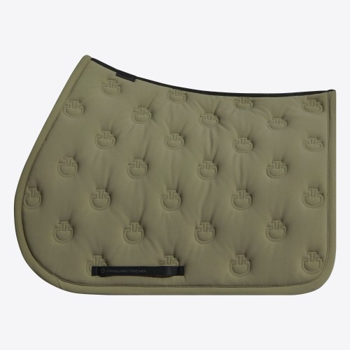 Cavalleria Toscana FW26 CT Logo Quilted Jumping Saddle Pad