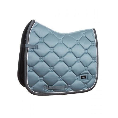 Equestrian Stockholm Steel Blue Dressage Saddle Pad