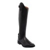 Unisex boots calf small in soft leather with rear zipper