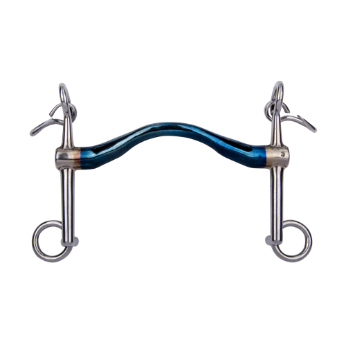 Trust Sweet Iron dressage curb bit with medium port 16 mm