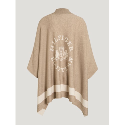 Tommy Hilfiger FW25 Knitted Cape Greenwood