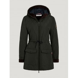 Tommy Hilfiger FW25 стёганый куртка Forest