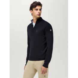 Tommy Hilfiger SS26 мужской Irvine 1/4 молнией свитер