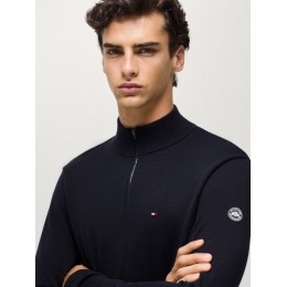 Tommy Hilfiger SS26 мужской Irvine 1/4 молнией свитер