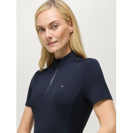 Tommy Hilfiger SS26 Palma 1/4 тренировочный на молнии топ