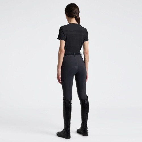 Cavalleria Toscana SS26 CT Perforated Insert S/S Women's T-Shirt