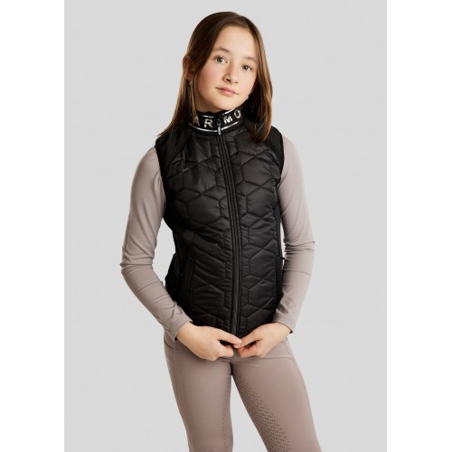 Montar FW25 MoSille Hybrid Bodywarmer with Silver Foil Viv Print