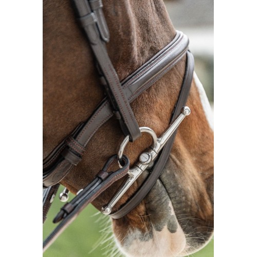 Velari Single-Jointed Full Cheek Snaffle Stainless Steel 14 mm