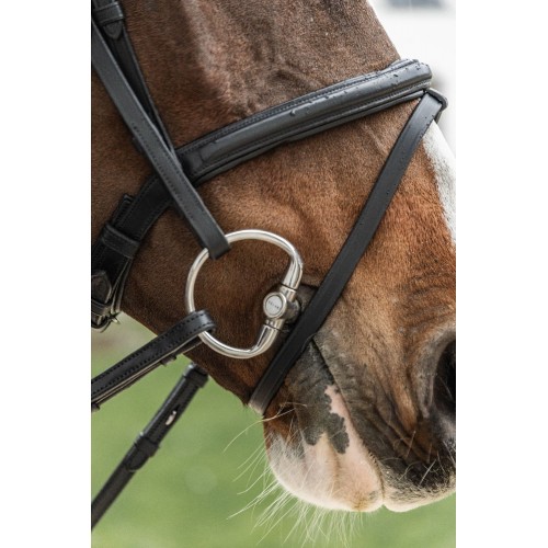 Velari Single-Jointed Eggbutt Snaffle Bit Stainless Steel 14mm