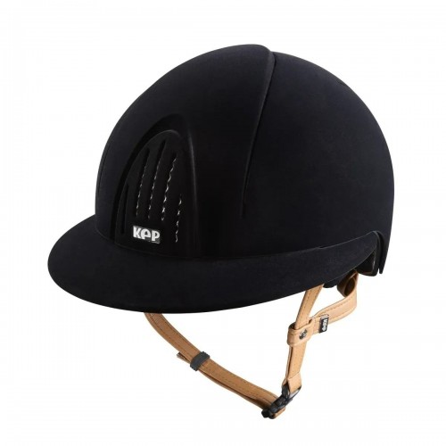 KEP Italia Smart Nova Velvet Black with Cognac Strap