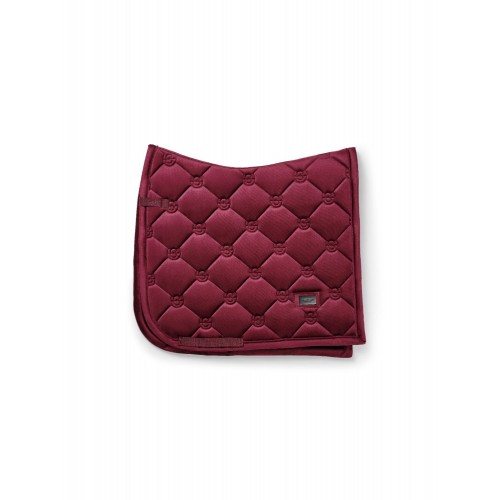 Equestrian Stockholm Velvet Merlot Dressuurdekje
