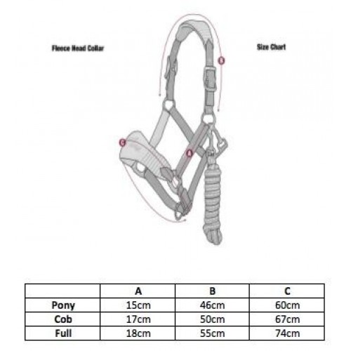 LeMieux Vogue Fleece Halter with Lead Rope