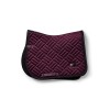 Equestrian Stockholm Jumping Saddle Pad Modern Purple Night