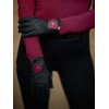 Equestrian Stockholm Bordeaux Riding Gloves Motion