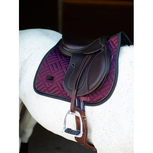 Equestrian Stockholm Jumping Saddle Pad Modern Purple Night