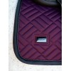 Equestrian Stockholm Jumping Saddle Pad Modern Purple Night