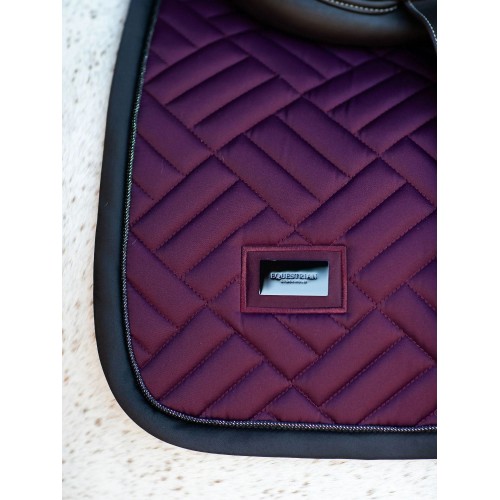 Equestrian Stockholm Jumping Saddle Pad Modern Purple Night